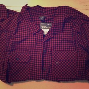Eddie Bauer - Long Sleeved Flannel - Size L